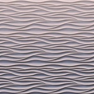 Гипсовая 3Д панель Острые волны