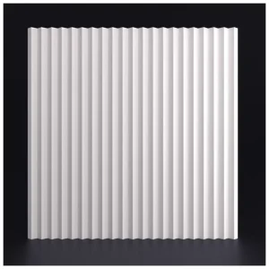 Гипсовая 3Д панель Рейка