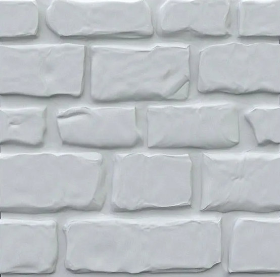 Гипсовая 3Д панель Старый камень