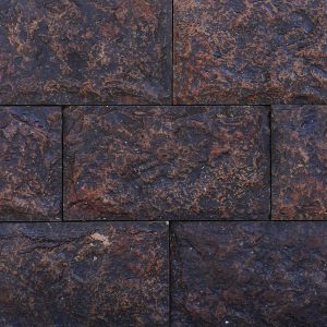 Декоративный бетонный камень Дербентский коричневый