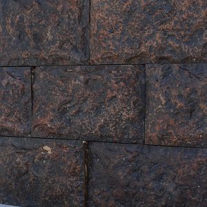 Декоративный бетонный камень Дербентский коричневый