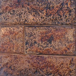 Декоративный бетонный камень Дербентский с фаской бежевый