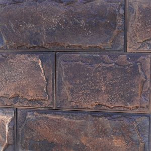 Декоративный бетонный камень Доломит коричневый