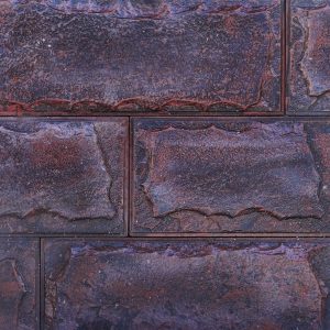 Декоративный бетонный камень Доломит темная охра