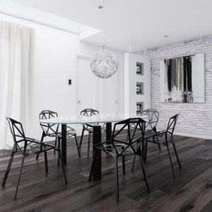 Декоративный кирпич Бельгийский белые ночи в интерьере