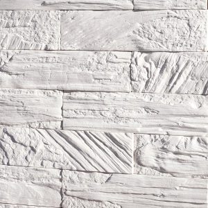 Декоративный кирпич Древесный скол белый