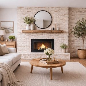 Декоративный кирпич Рустик микс интерьер