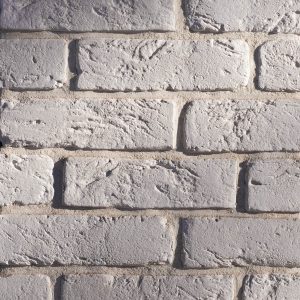 Декоративный кирпич Шамотный белый