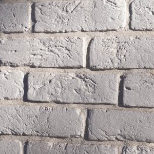 Декоративный кирпич Шамотный белый