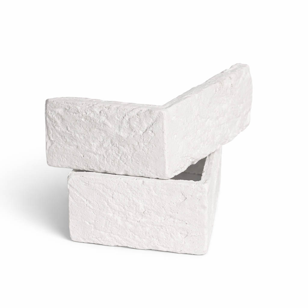 Угловой элемент декоративного кирпича Шамотный все цвета