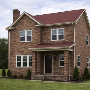 Бетонная плитка под кирпич Лофт Бариста отделка фасада