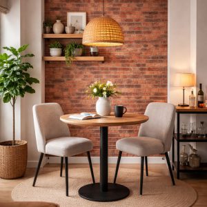 Бетонная плитка под кирпич Лофт Казанский в интерьере