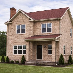 Бетонная плитка под кирпич Лофт Песчаник отделка фасада