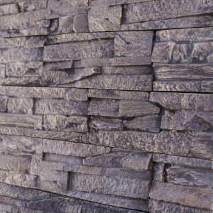 Декоративный бетонный сланец Скалистый графит