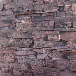 Декоративный бетонный сланец Скалистый темная охра