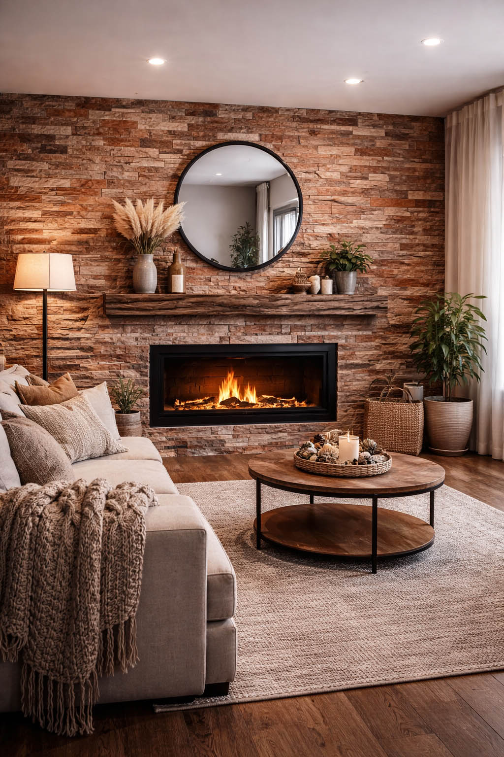 Гипсовый сланец Архейский сахара в интерьере